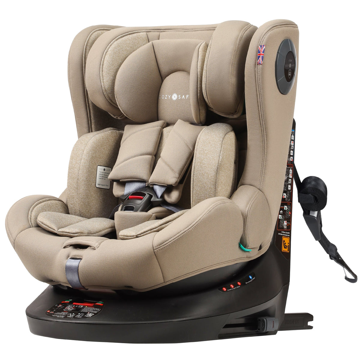 Cozy n safe Comet+ i-Size 360 ~ Ecru ~ Birmingham store