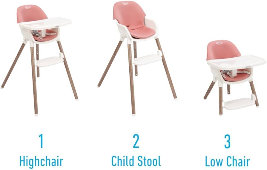 Graco Presti Highchair ~ Dusty rose