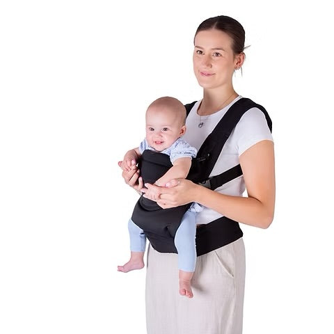 Ara Carrier Front and Back Baby Carrier - Black