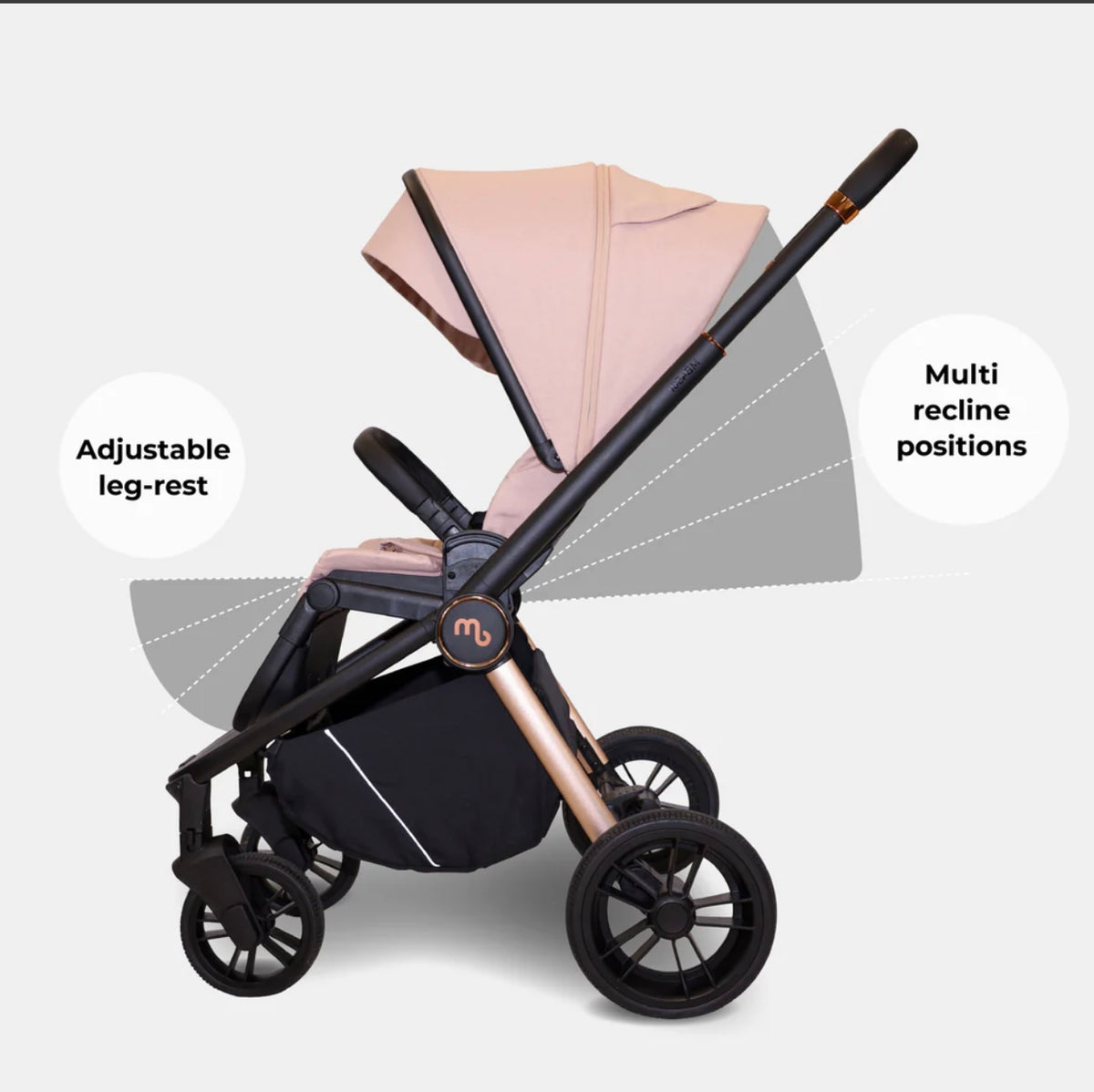 My Babiie MB450 Pushchair - Pink * PRE ORDER