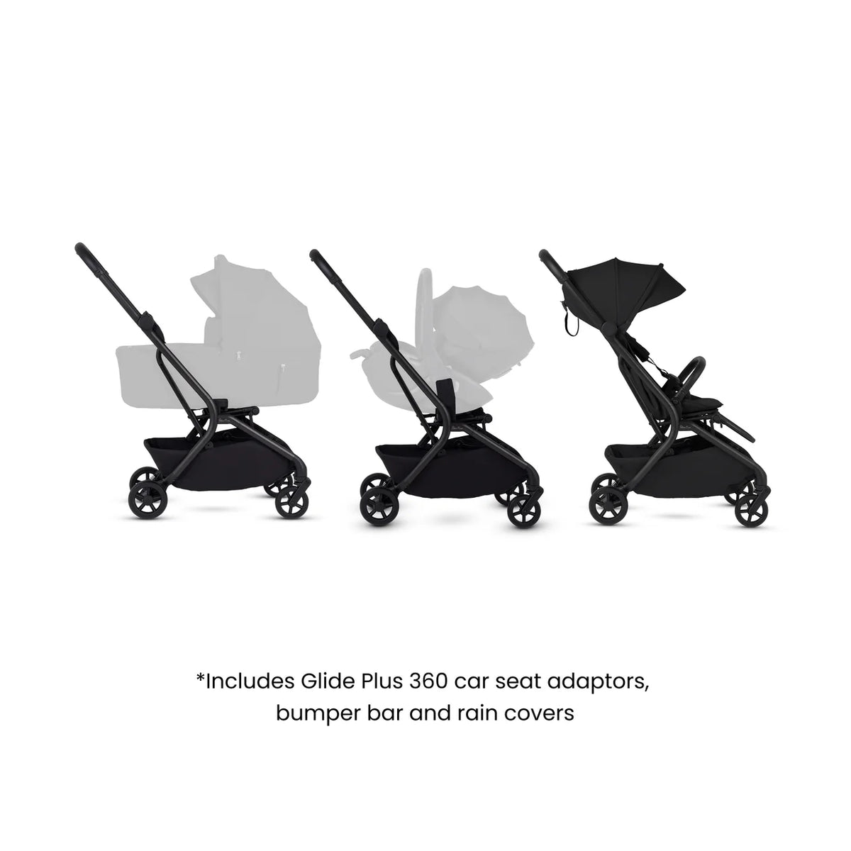 Silver Cross Nia Compact Travel Stroller Onyx