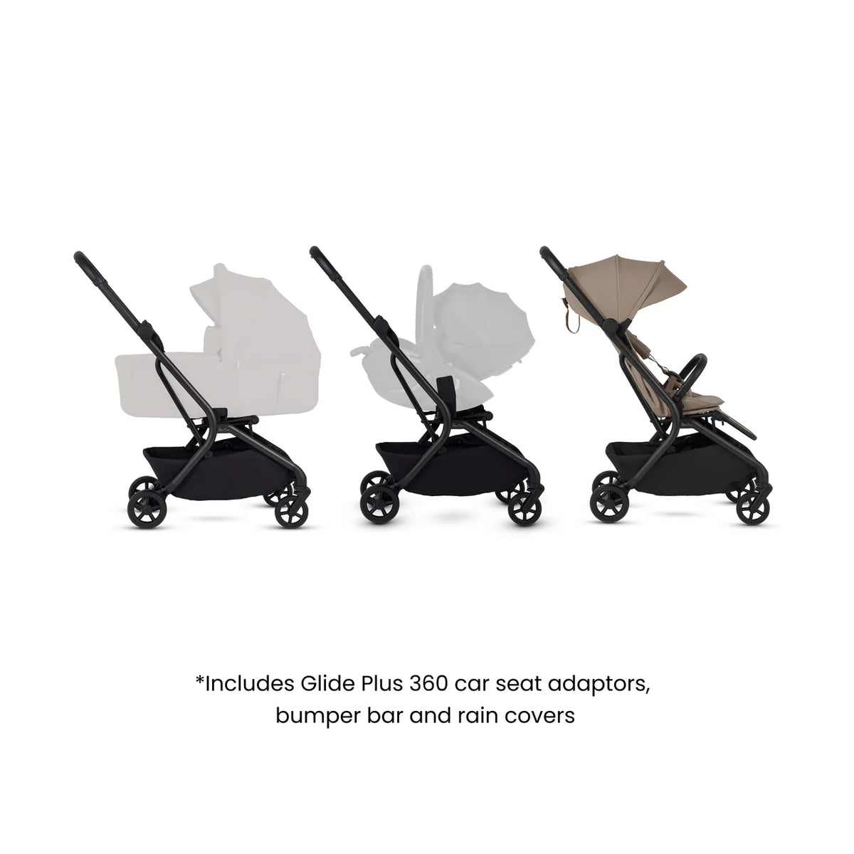 Silver Cross Nia Compact Travel Stroller Champagne