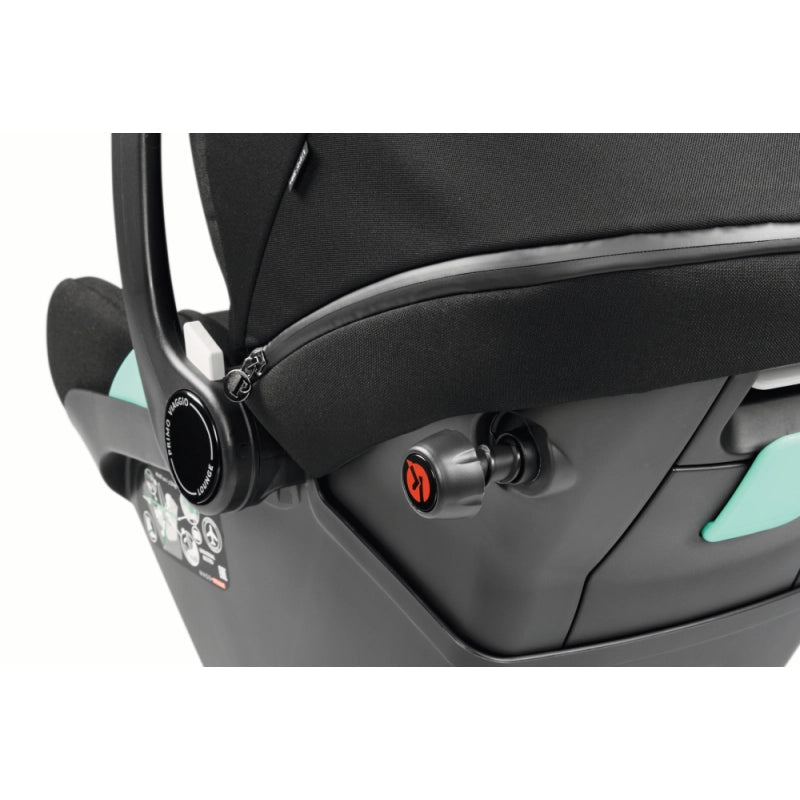 Peg Perego City Loop Chassis, Seat Unit, Carrycot & Primo Viaggio Car Seat Bundle - True Black