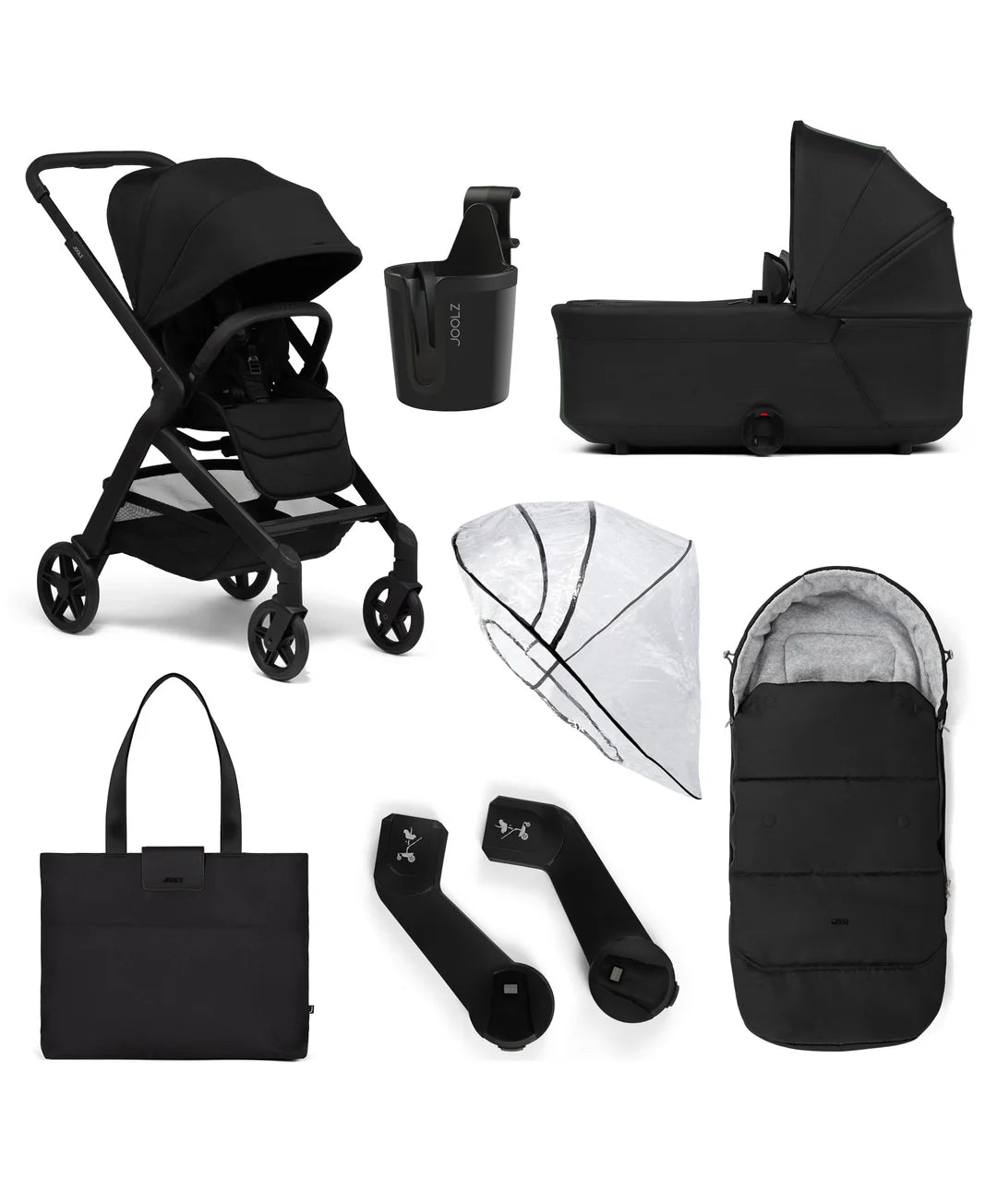 Joolz Hub2 + Carrycot 6pc Bundle Space Black * Stock available 14/05/25*