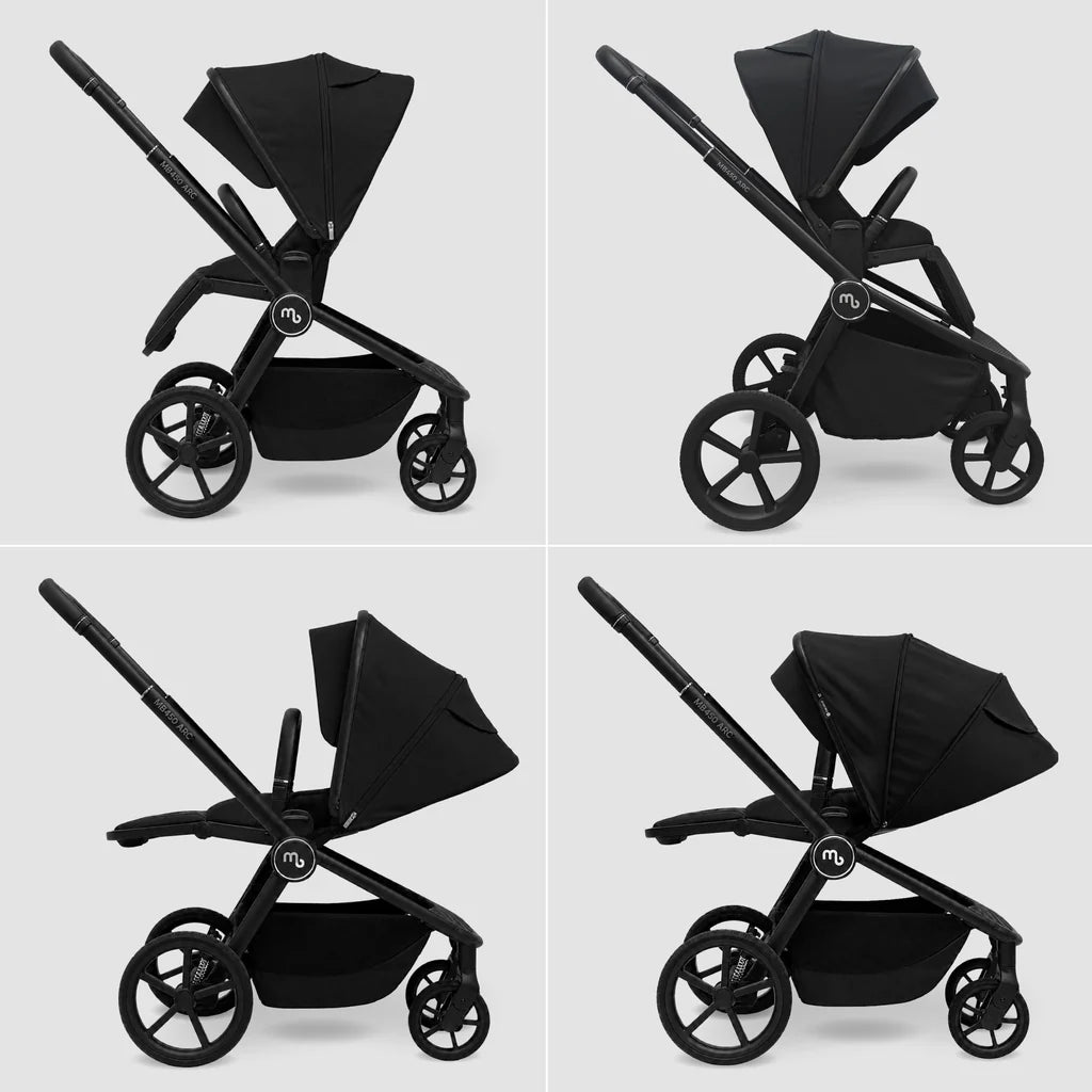 My Babiie MB450 ARC 3-in-1 Travel System + ISOFIX Base – Onyx Black Pre Order End Of November