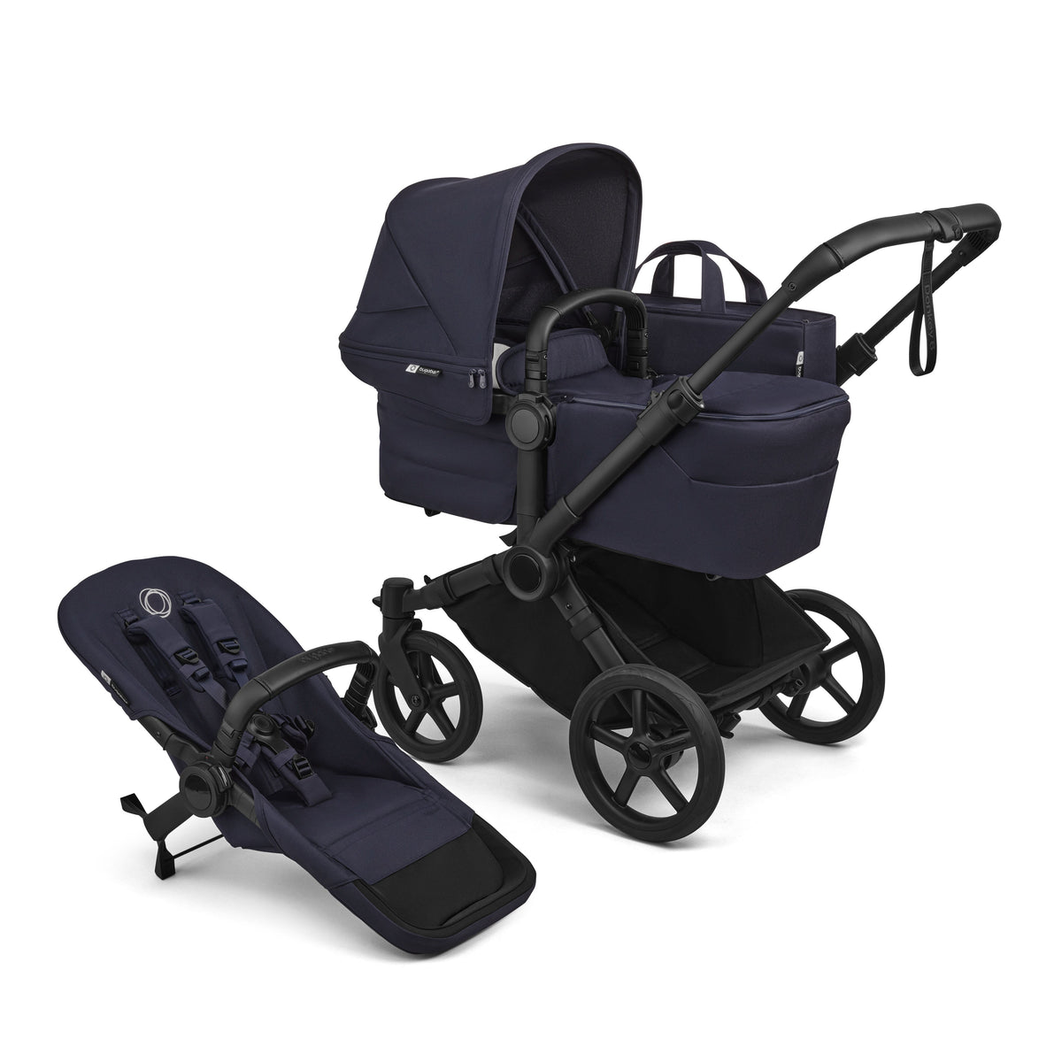 Bugaboo Donkey 6 Single Essential Stroller Bundle Deep Indigo