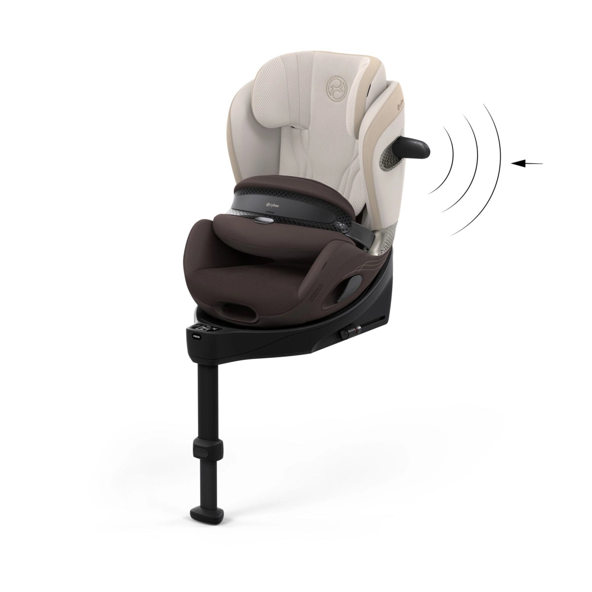 Cybex Anoris S Style i-Size 180 Airbag Car Seat - Amber Brown