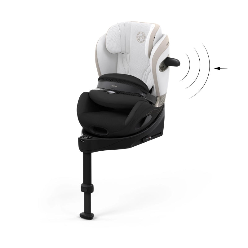 Cybex Anoris S Style i-Size 180 Airbag Car Seat - Off White