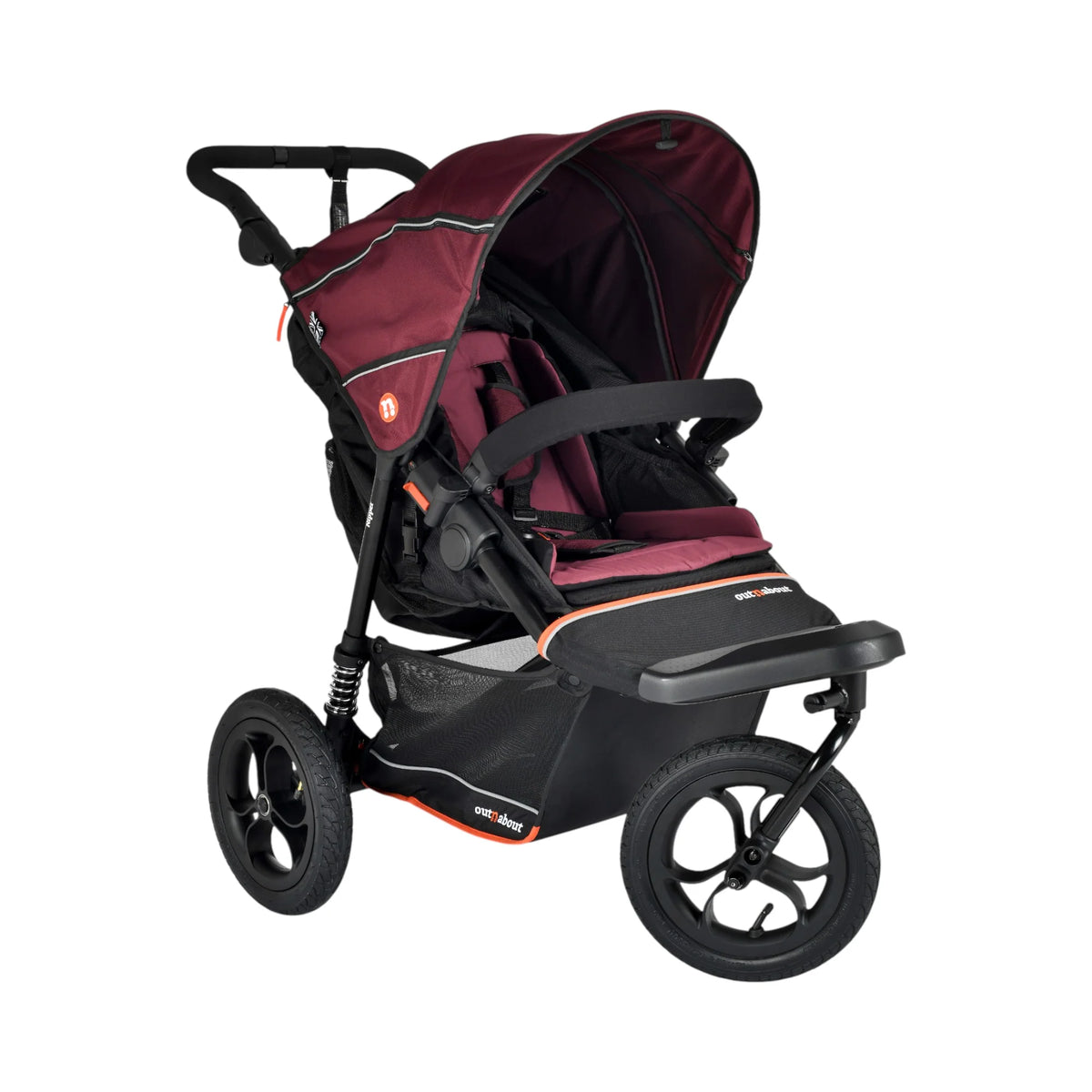 Nipper V6 Pushchair Brambleberry Red Pre Order September