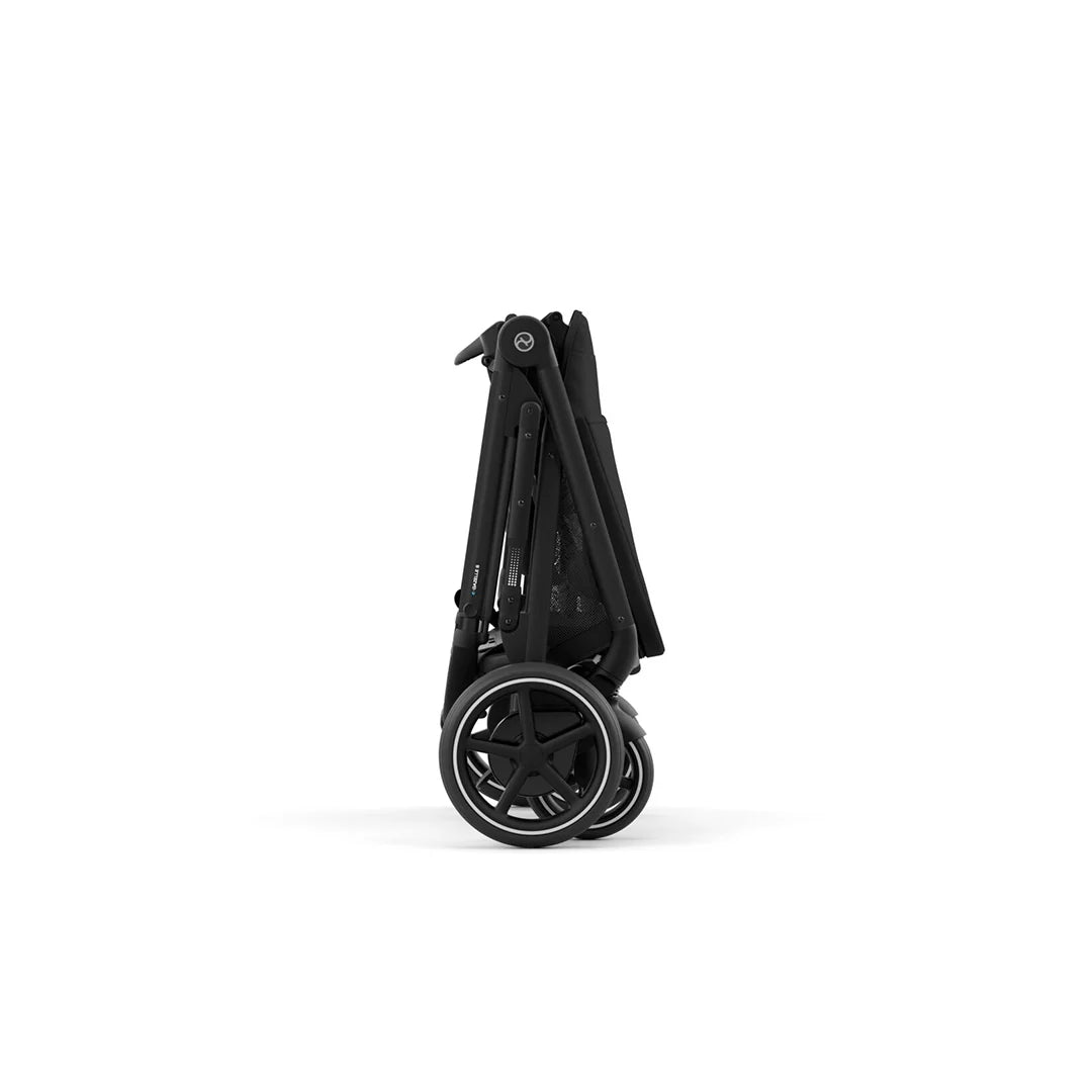 CYBEX e-Gazelle S Pushchair and Carrycot - Moon Black
