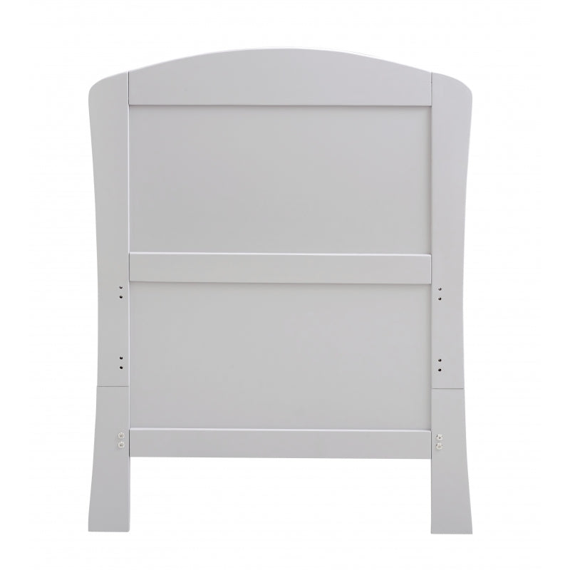 Babymore Aston drop side Cot Bed & cot top changer-Grey