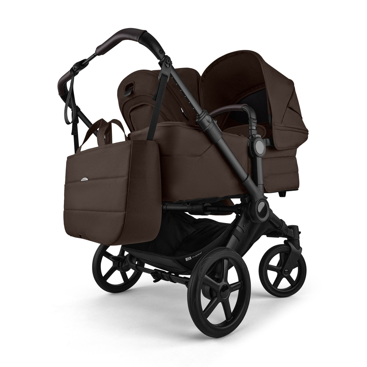 Bugaboo Donkey 6 Double Ultimate Cloud T Newborn Bundle Cocoa Brown