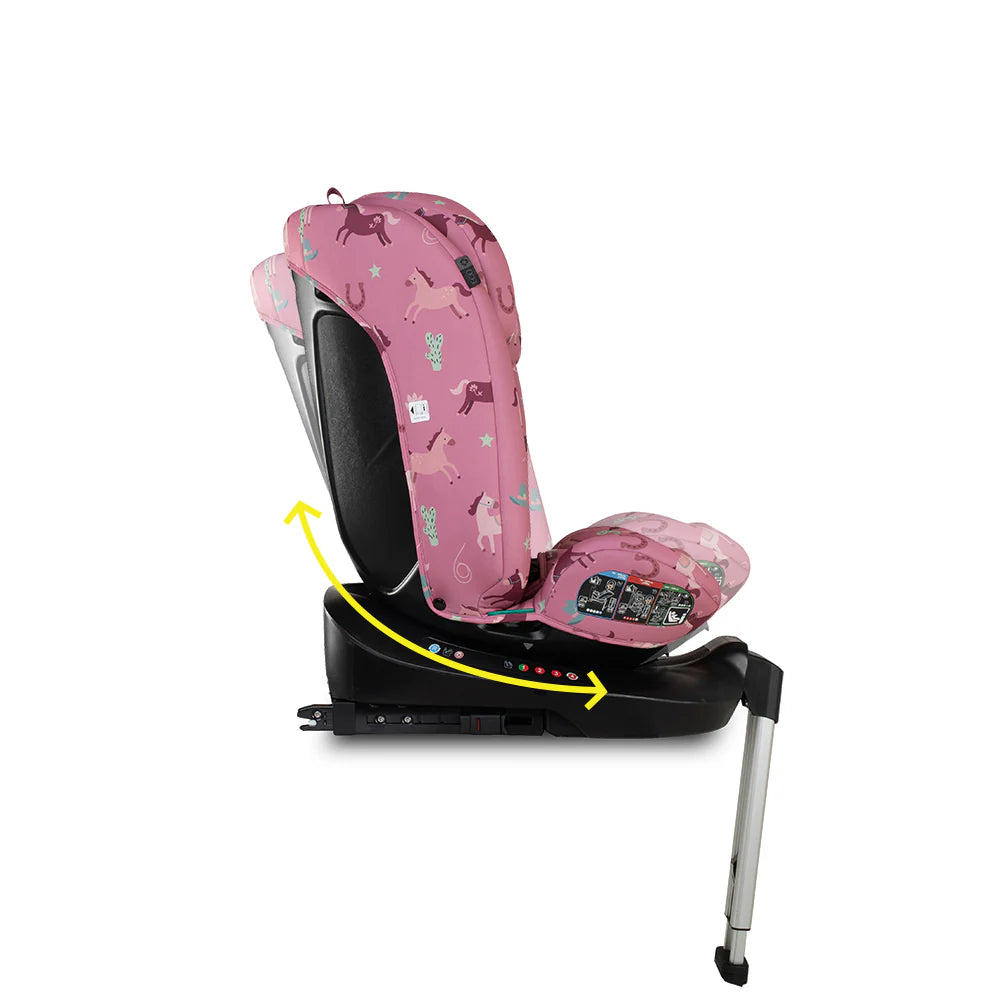 Cosatto Get Set Grow Plus i-Size 360 Car Seat - Pony Party