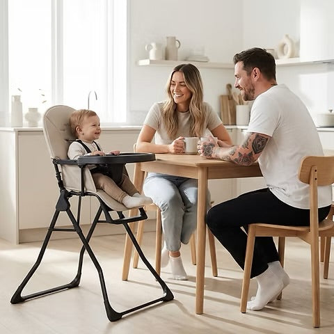 “Vanilla Bundle” Red kite I pace travel system, rockabye bedside crib and feed me fold highchair