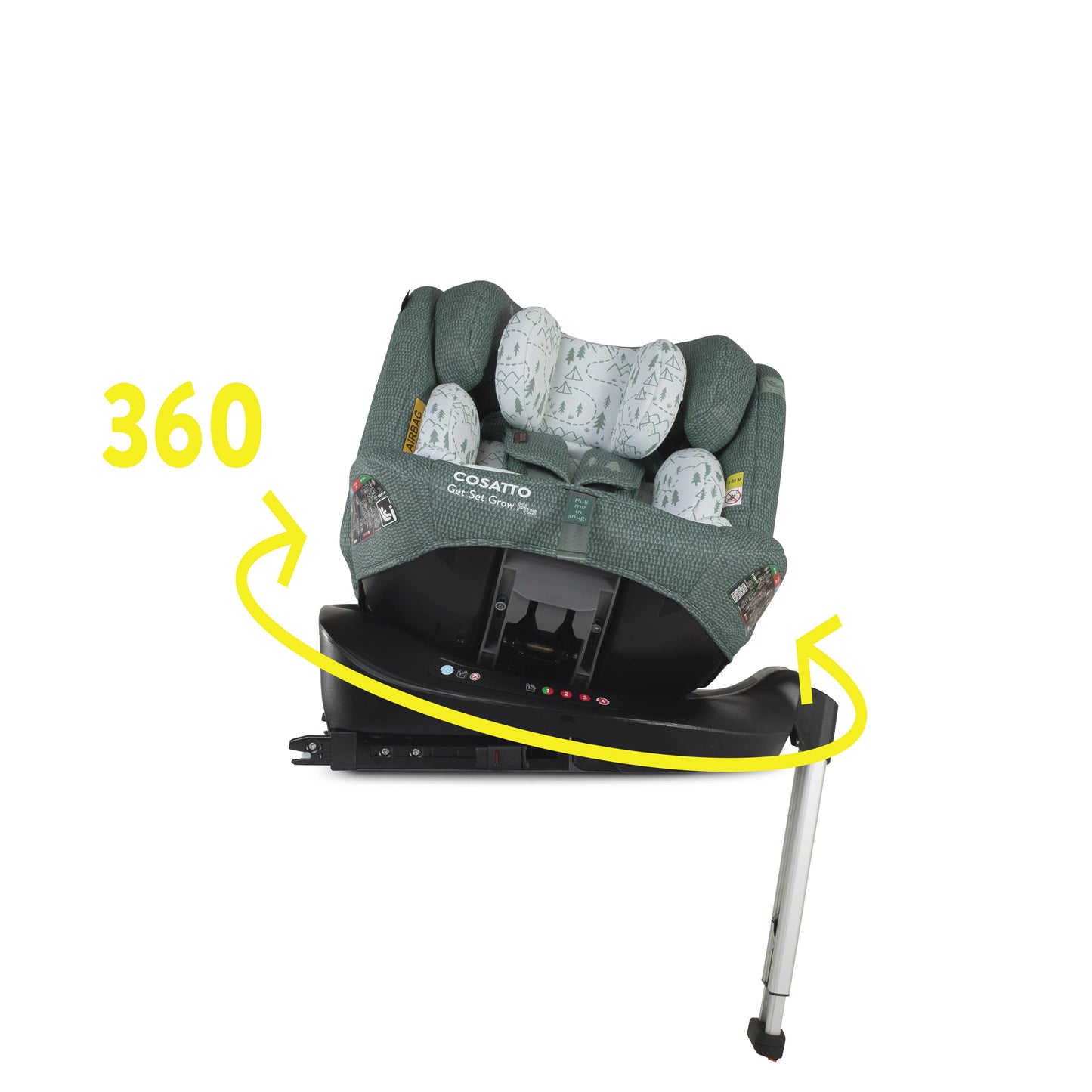 Cosatto Get Set Grow Plus i-Size 360 Car Seat - Tiny Treetops  * PRE ORDER END SEPTEMBER