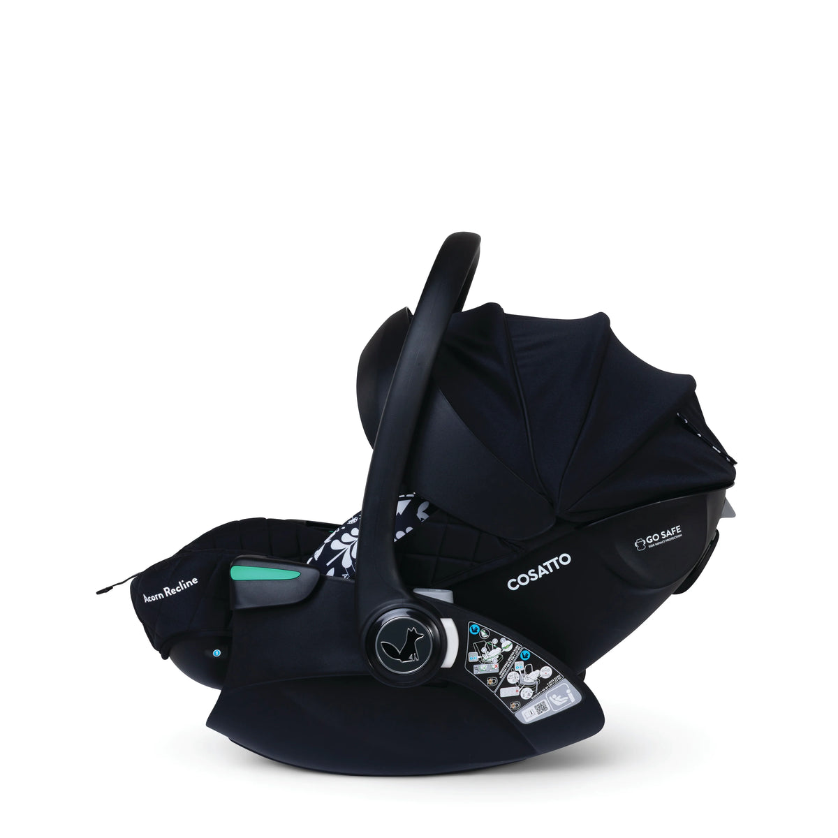 Cosatto Woosh City Recline Car Seat Bundle Silhouette