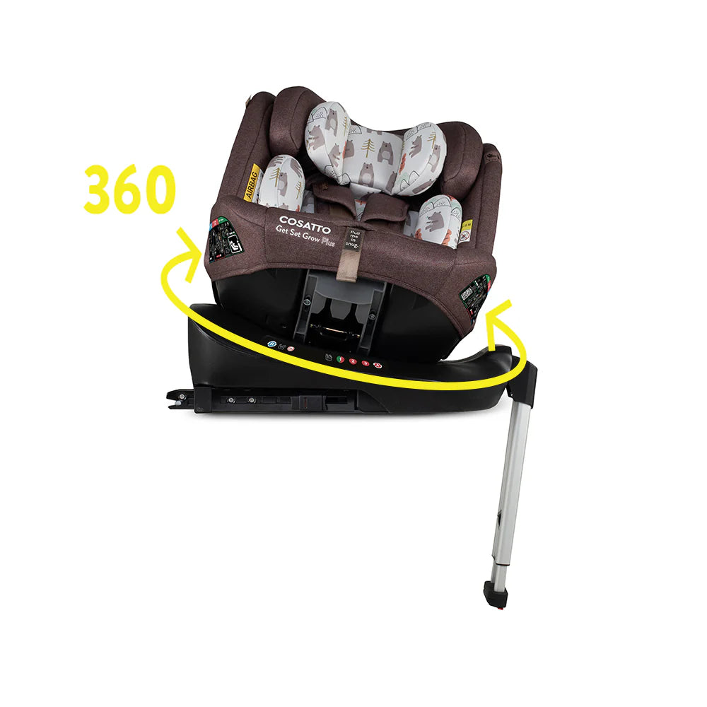 Cosatto Get Set Grow Plus i-Size 360 Car Seat - Bear Hug