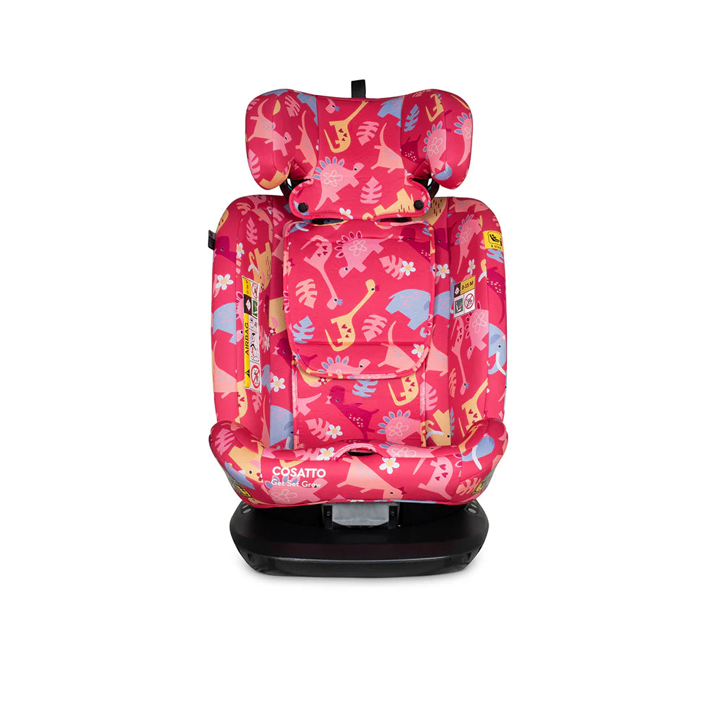 Cosatto Get Set Grow i-Size Car Seat Dino Delite