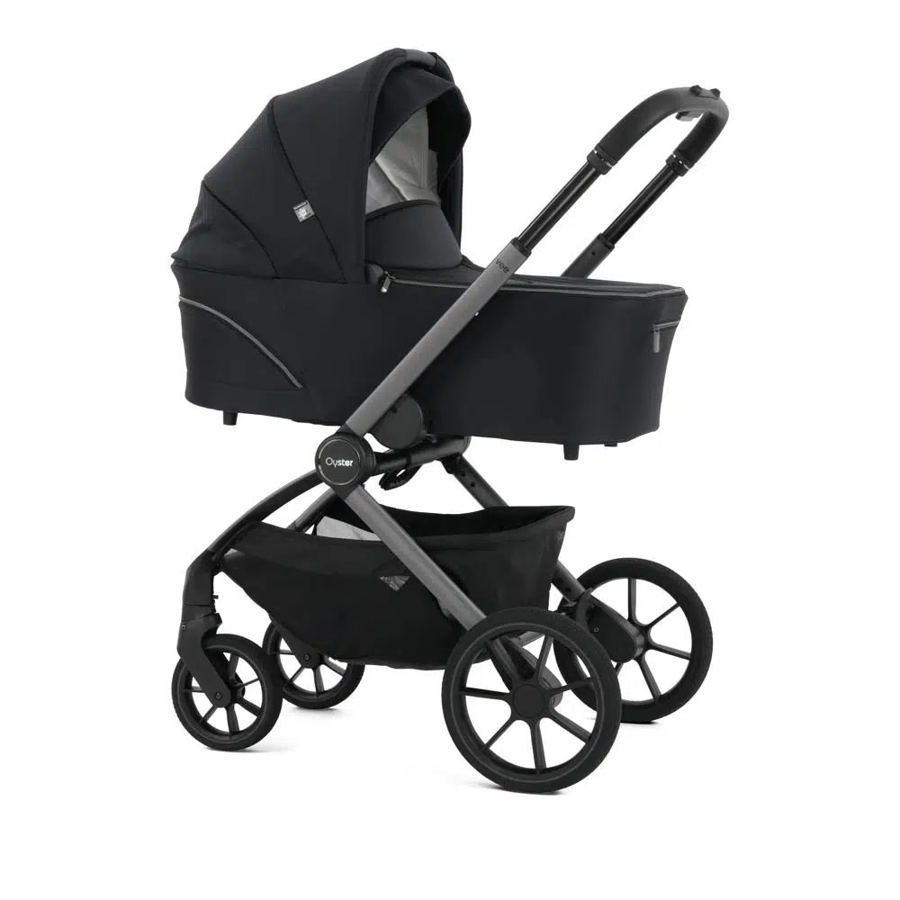 Oyster Vee stroller & carrycot package ~ Liquorice
