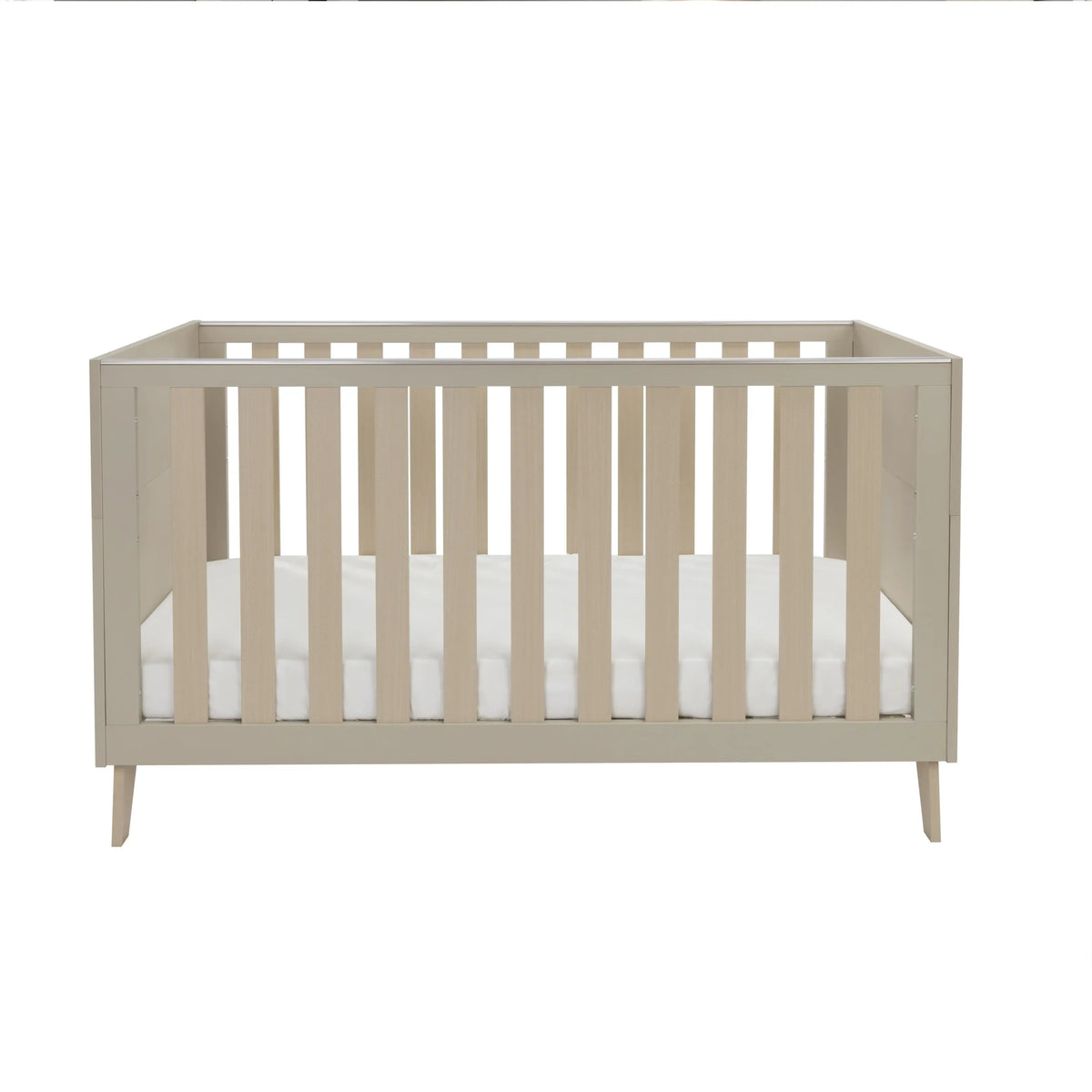 Babymore Dante cot bed with cot top changer - Cashmere