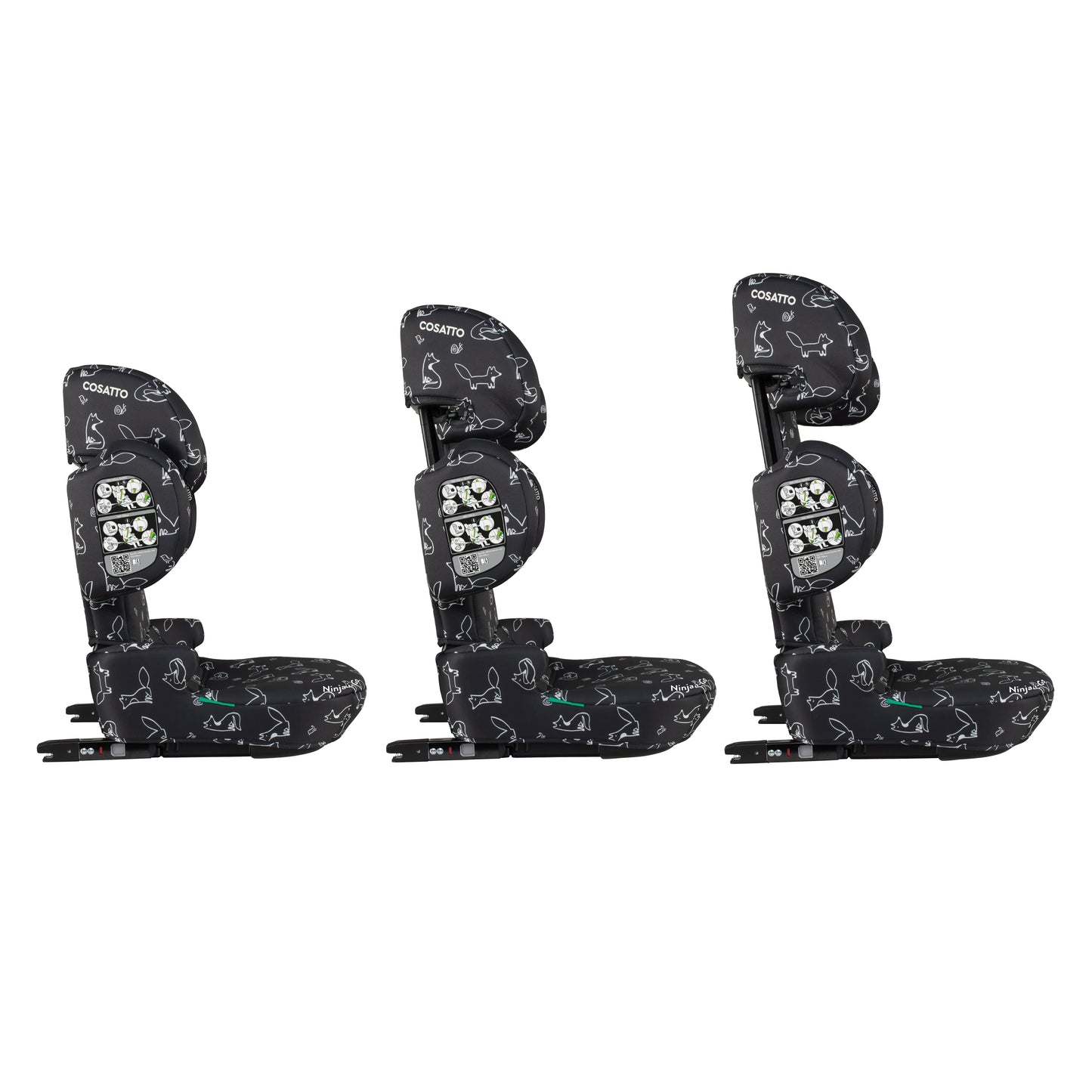 Cosatto Ninja i-Go R129 Travel Car Seat Foxed