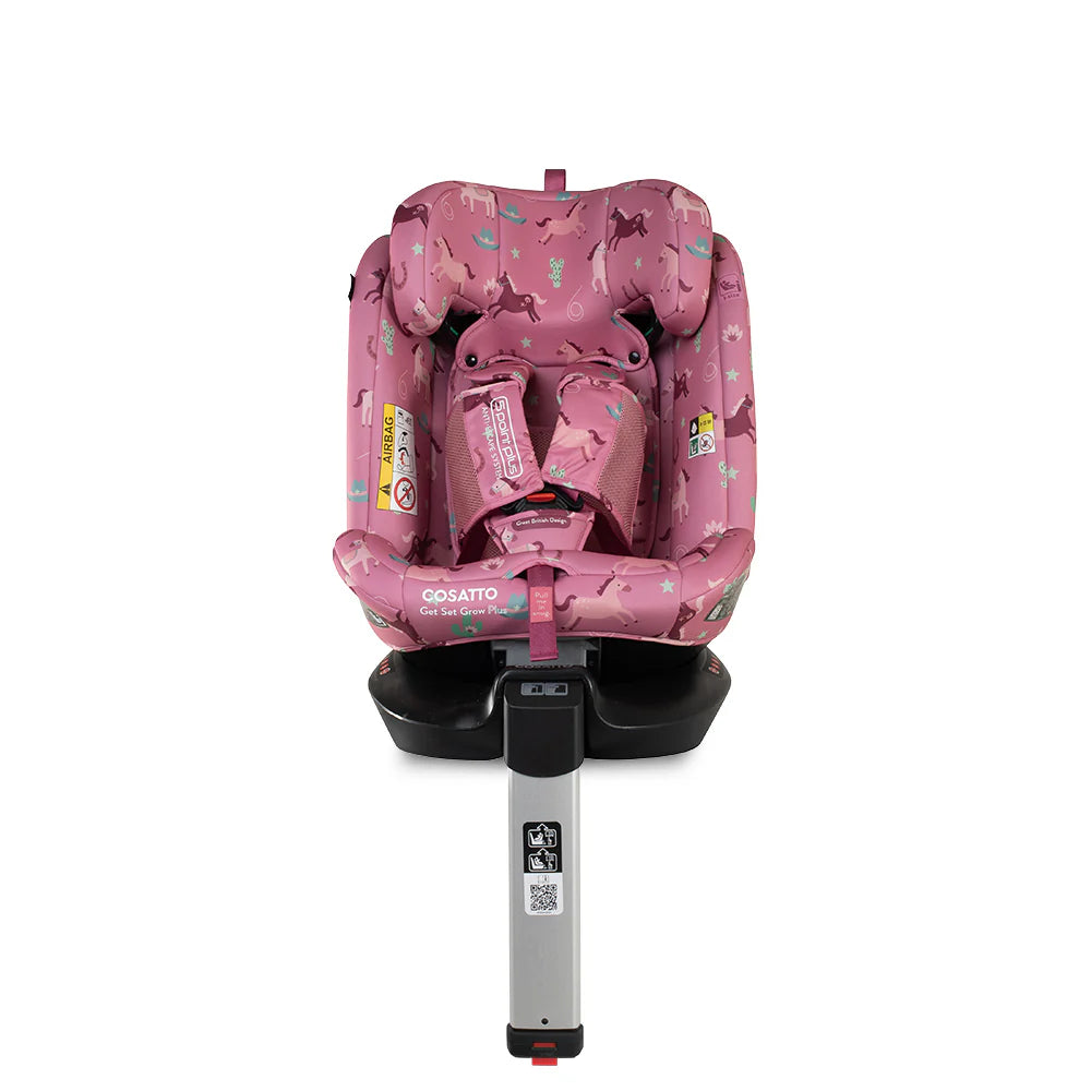 Cosatto Get Set Grow Plus i-Size 360 Car Seat - Pony Party