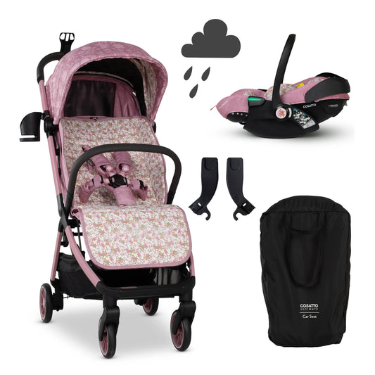 Cosatto Woosh City Recline Car Seat Bundle Camille