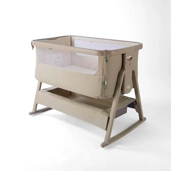 Tutti Bambini Cozee Air 2 Bedside Crib – Soft Walnut/Cocoa