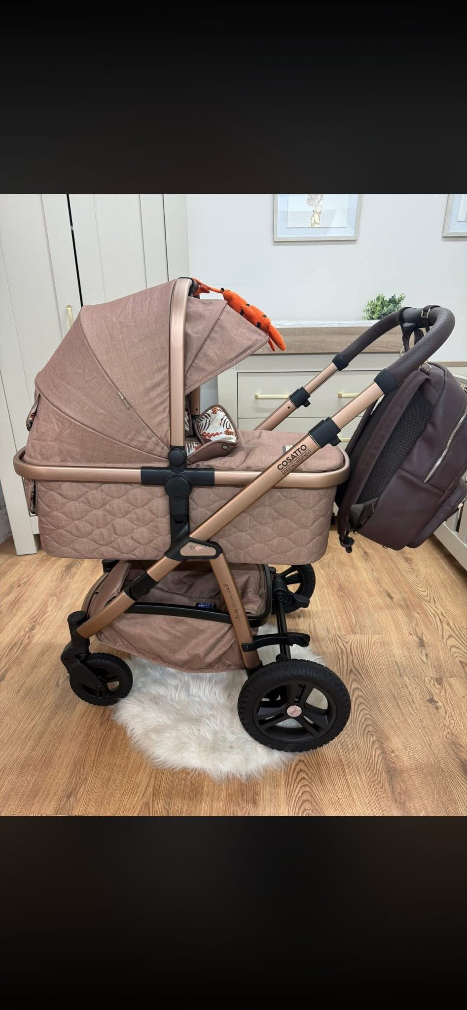 Cosatto Wow 3 Special Edition Rotate & Recline Essentials Bundle Tiger Tale ~ EX DISPLAY