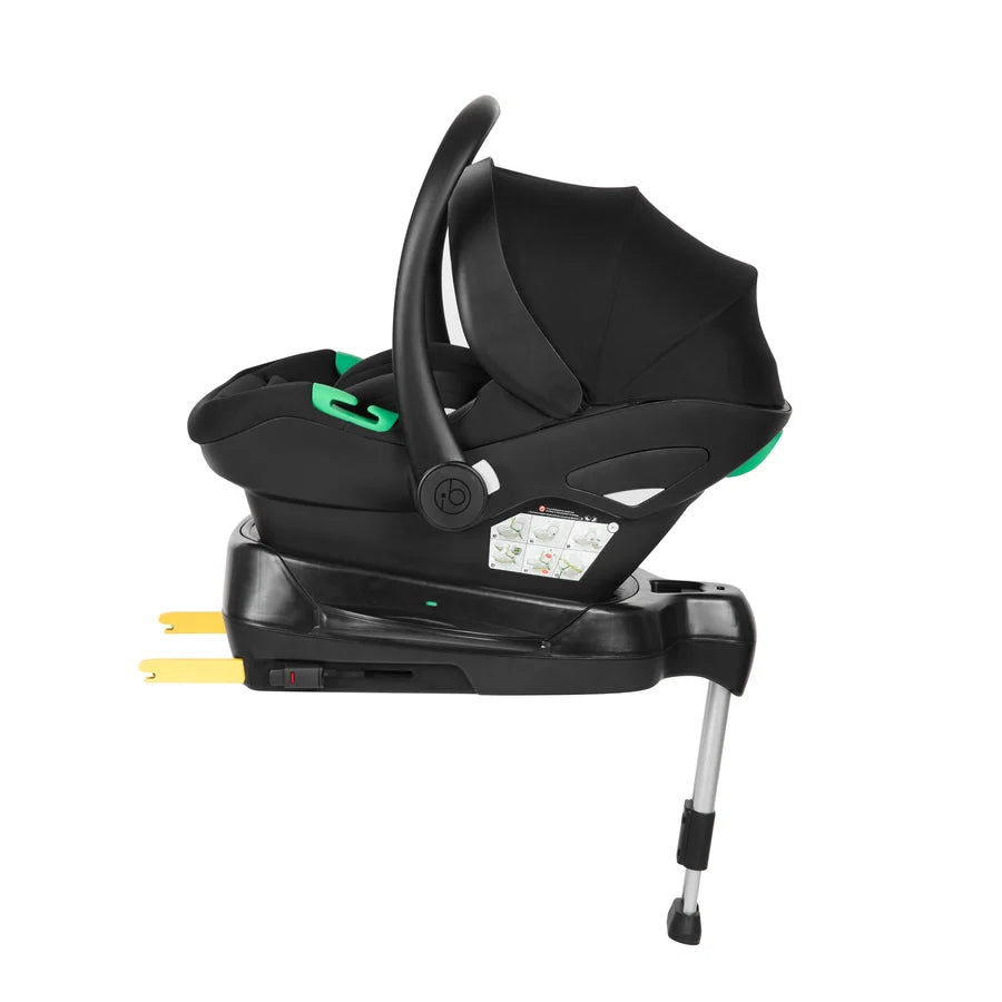 Ickle Bubba Altair Growing Families 13 Piece Travel System with i-Size Nimbus 180 Spin Car Seat & ISOFIX Base, Black *PRE ORDER BEGINNING OCTOBER