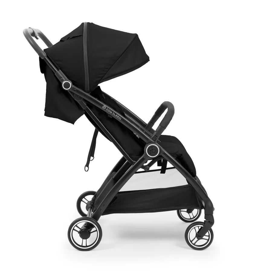 Ickle Bubba Aries Double Autofold Stroller, Black