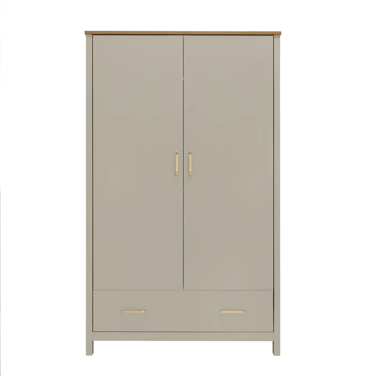 Babymore Mira Nursery Wardrobe – Cashmere Warm Oak