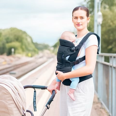 Ara Carrier Front and Back Baby Carrier - Black