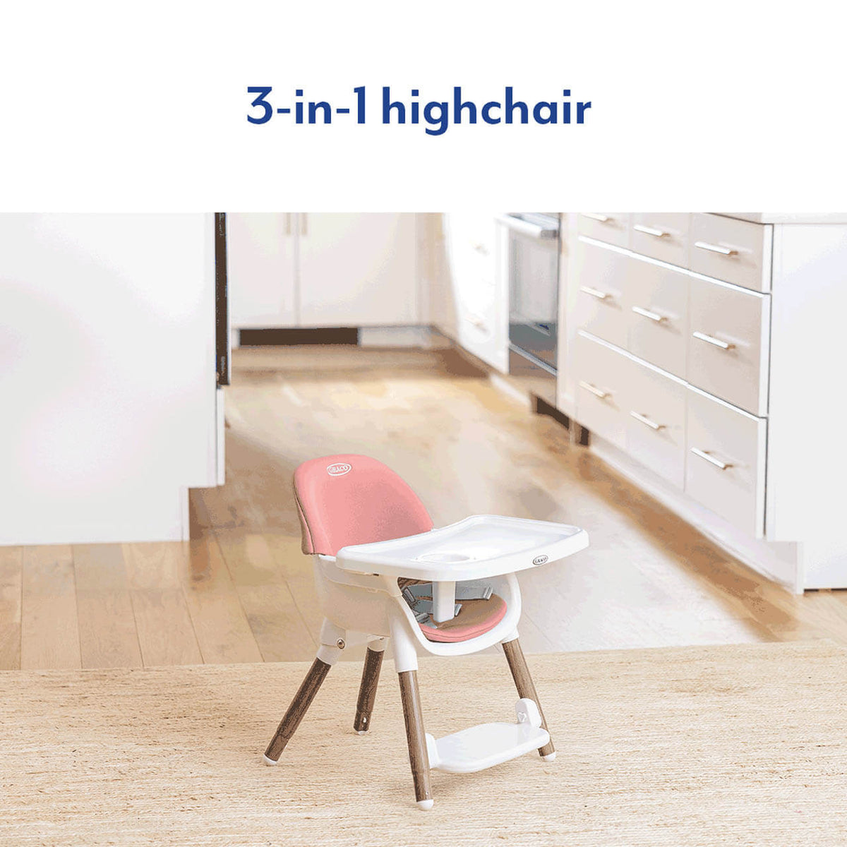 Graco Presti Highchair ~ Dusty rose