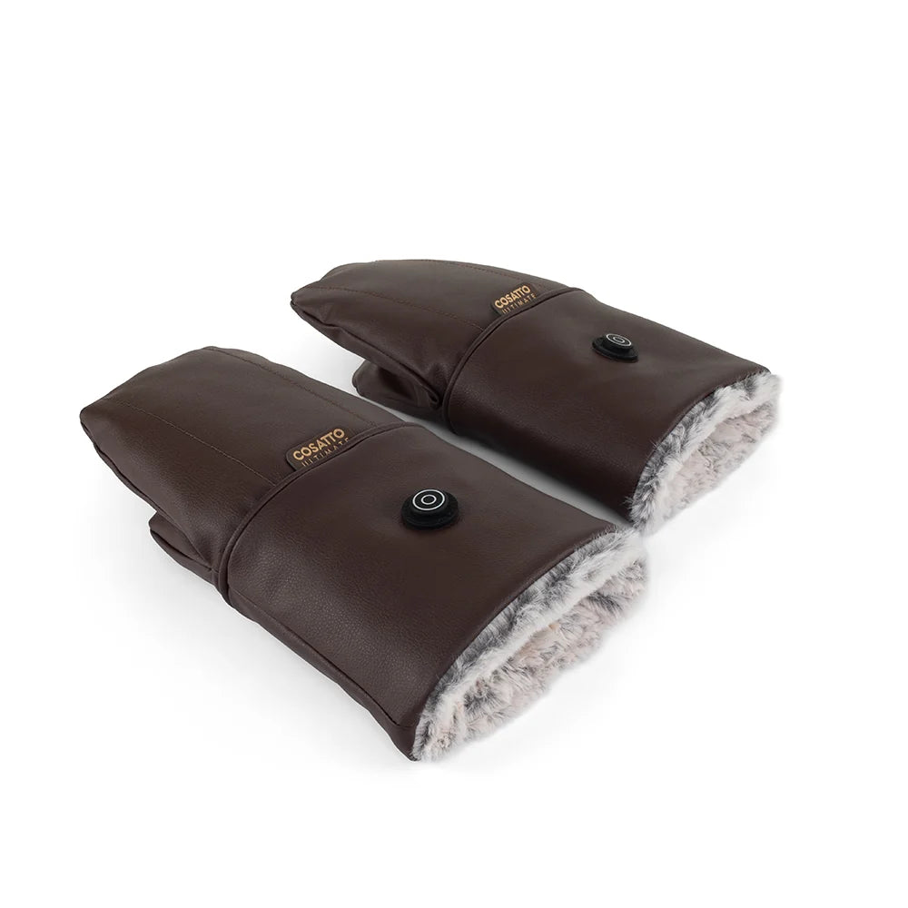 Cosatto Ultimate Heated Snuggle Mitts Brown