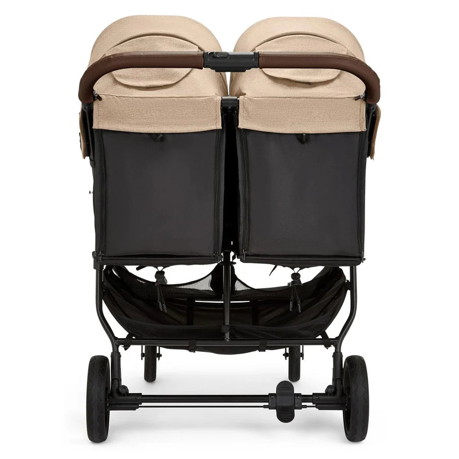 Ickle Bubba Venus Double Stroller - Biscuit