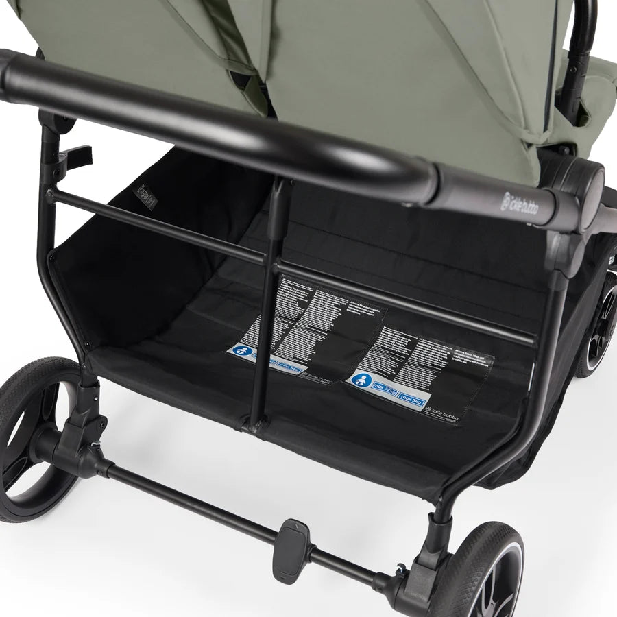 Ickle Bubba Altair Twin Stroller, Laurel Green * PRE ORDER BEGINNING OCTOBER