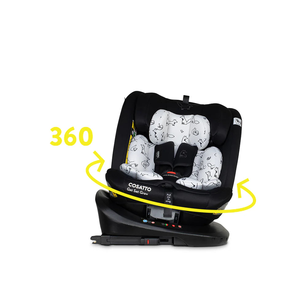 Cosatto Get Set Grow i-Size Car Seat Foxed