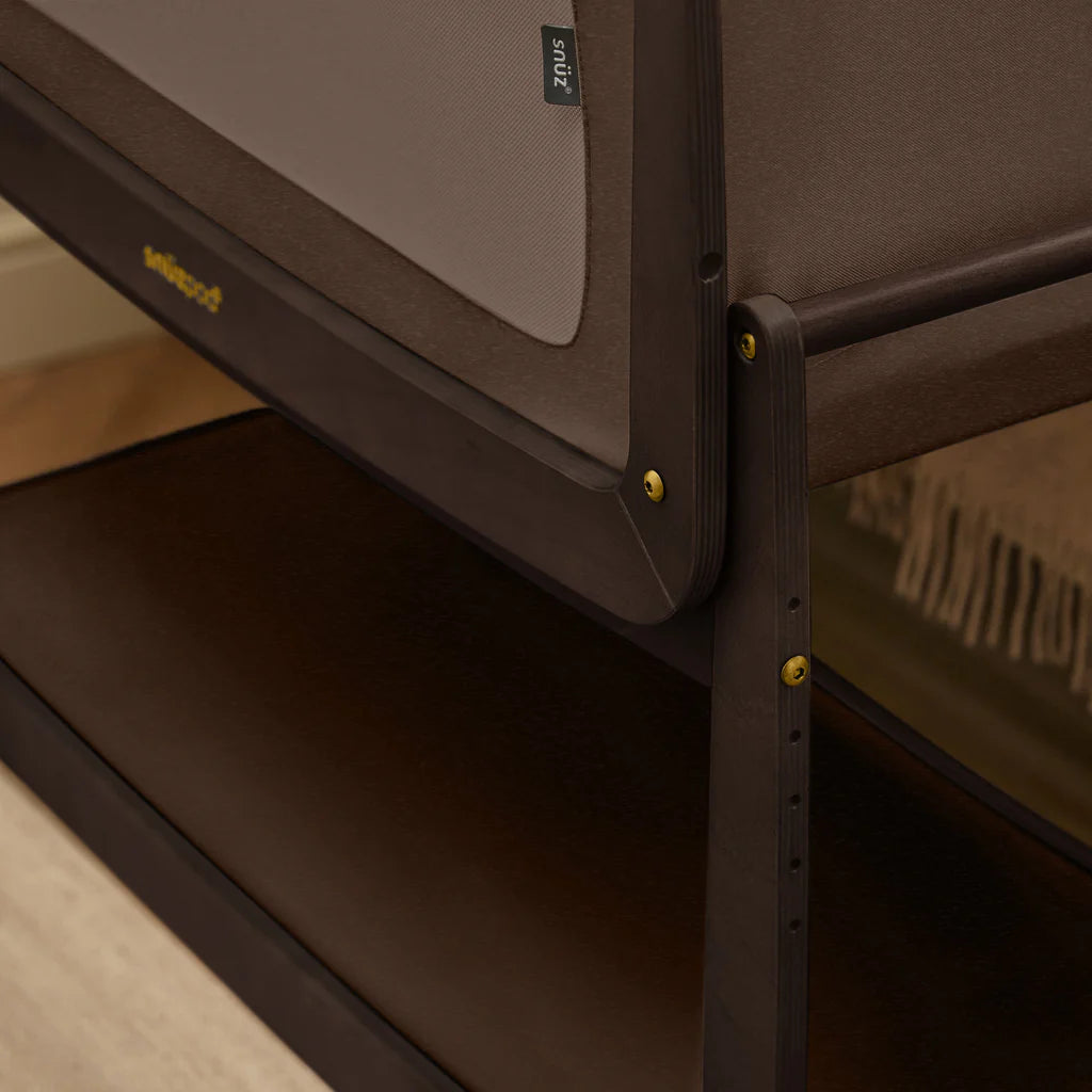 SnuzPod5 Bedside Crib Chocolate