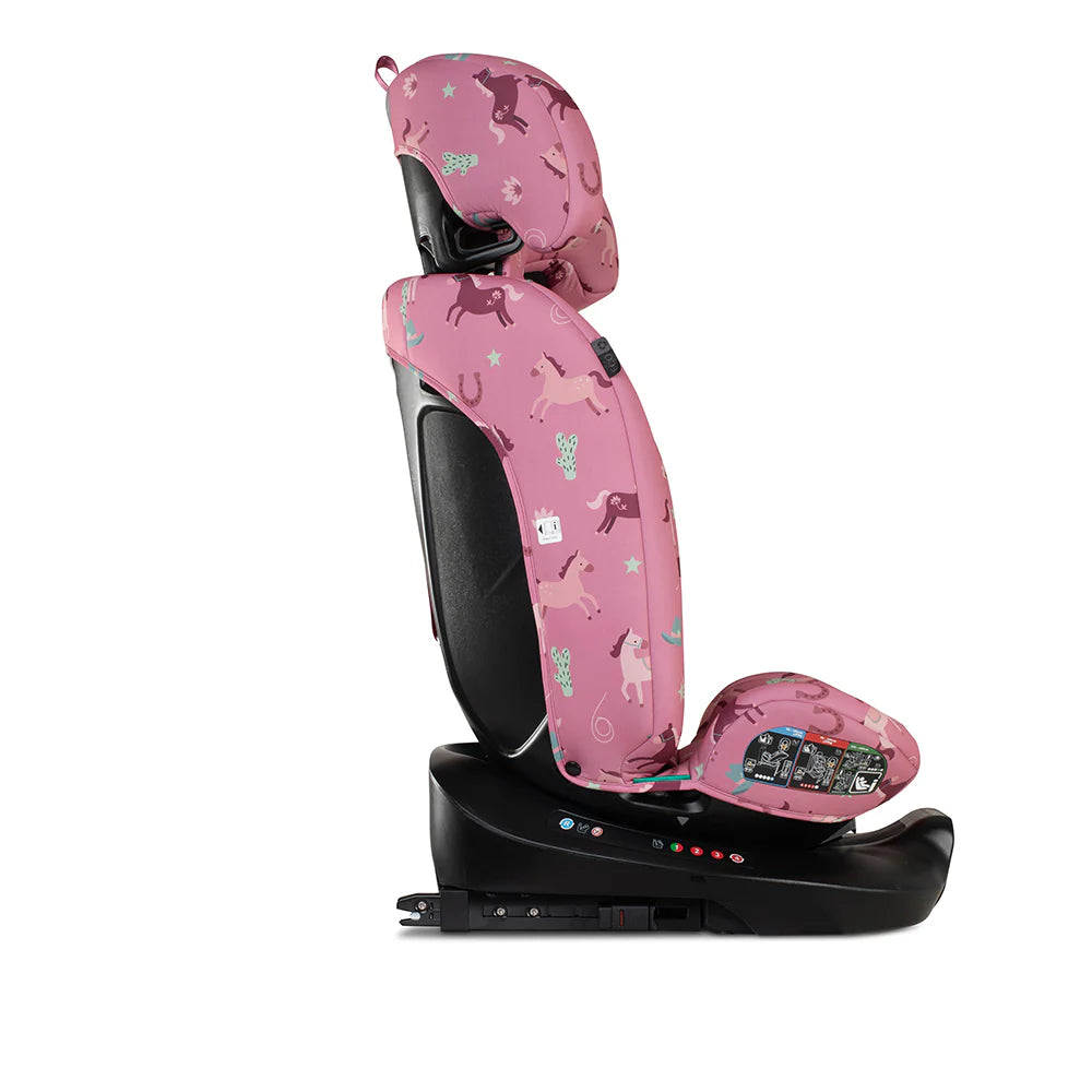 Cosatto Get Set Grow Plus i-Size 360 Car Seat - Pony Party