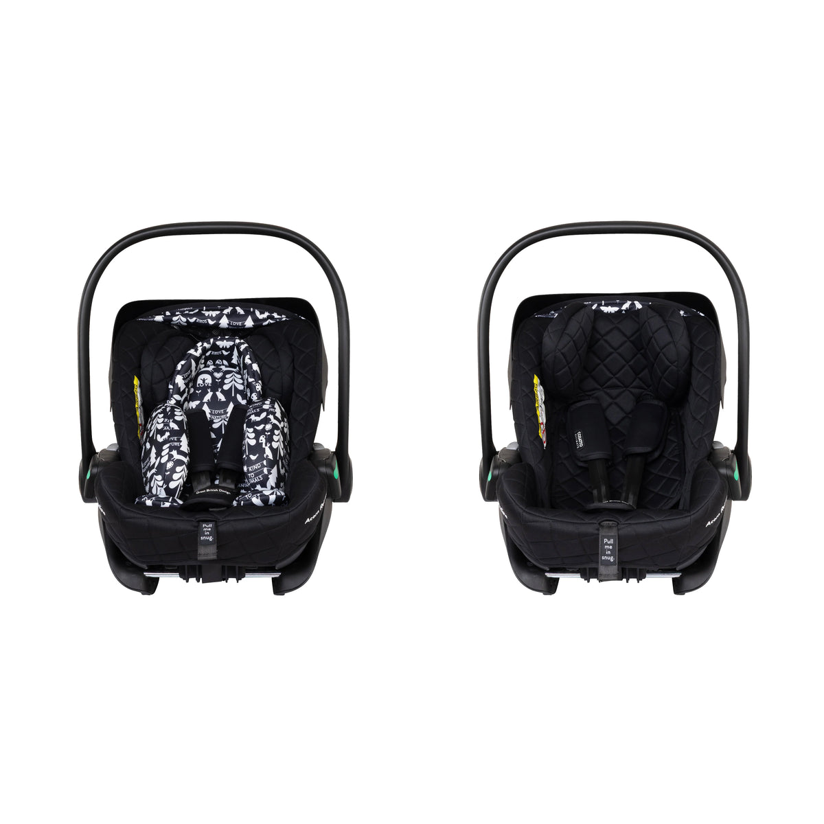 Cosatto Woosh City Recline Car Seat Bundle Silhouette
