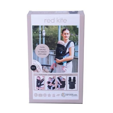 Ara Carrier Front and Back Baby Carrier - Black