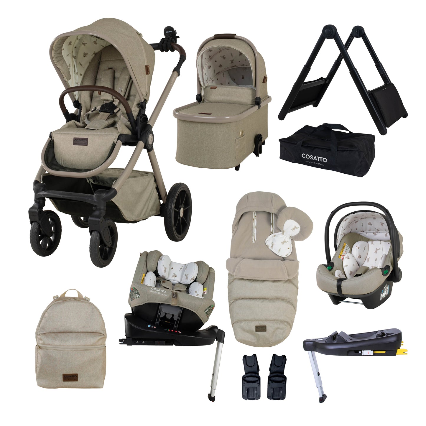 Cosatto Giggle 4 Special Edition All Stage Home and Travel Bundle Hushmouse * PRE ORDER BEGINNING SEPTEMBER