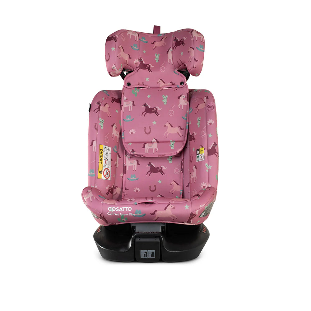 Cosatto Get Set Grow Plus i-Size 360 Car Seat - Pony Party