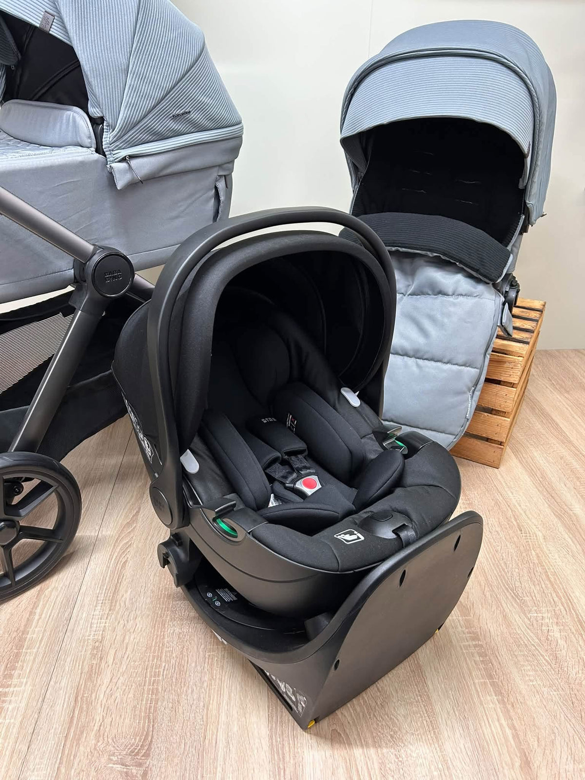 Bababing Raffi travel system - duck egg ~ ex display Birmingham store