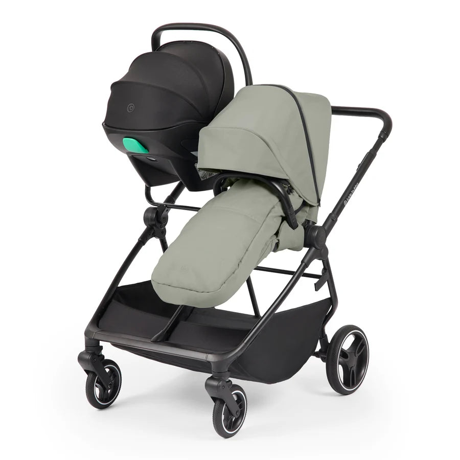Ickle Bubba Altair Growing Families 13 Piece Travel System with i-Size Nimbus 180 Spin Car Seat & ISOFIX Base, Laurel Green   *PRE ORDER BEGINNING OCTOBER
