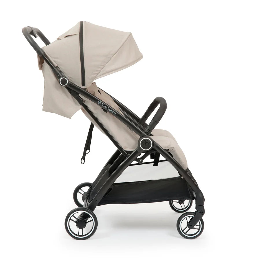Ickle Bubba Aries Double Autofold Stroller, Stone