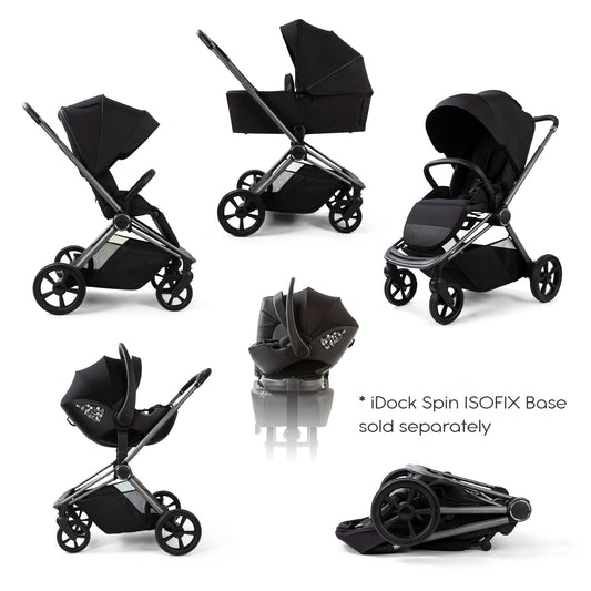 Red Kite Push Me Cruise 3 In 1 With Folding Carrycot Onyx