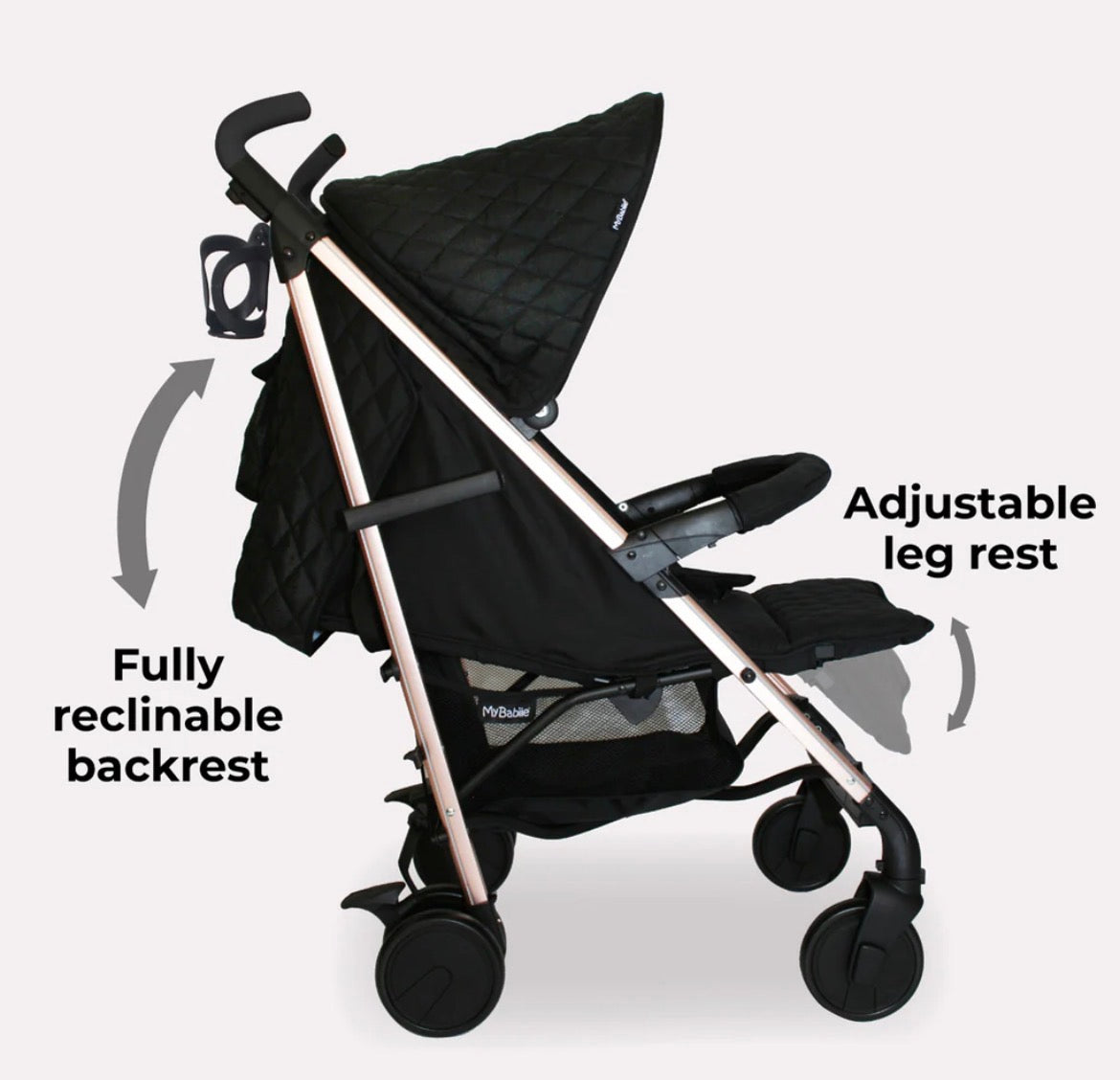 My Babiie MB51 quilted black