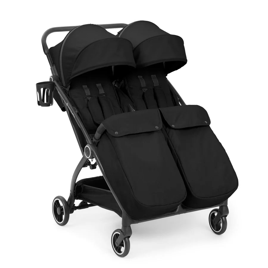 Ickle Bubba Aries Double Max Autofold Stroller, Black